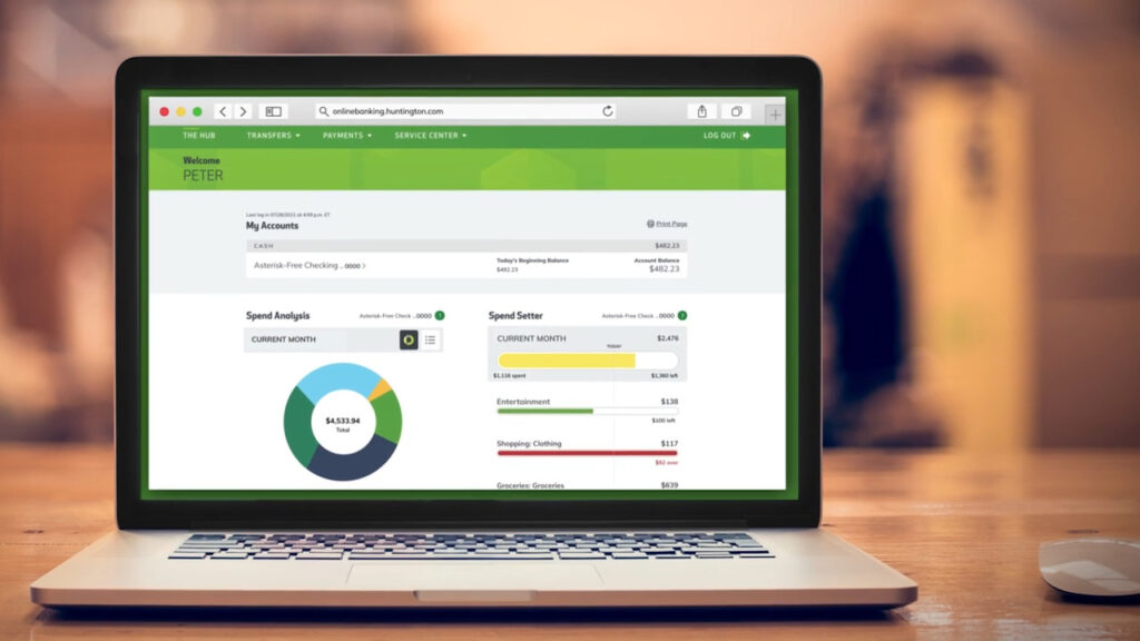 Huntington Online Banking’s Budgeting Tools 