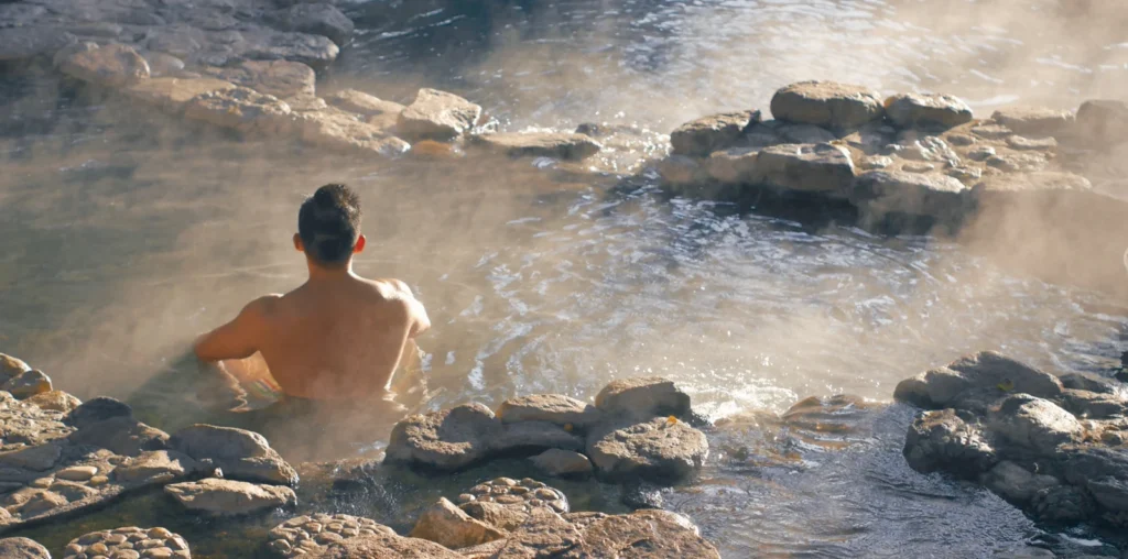 Relax in an Onsen