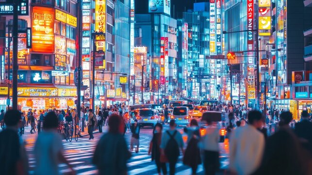 Tokyo's Vibrant City Life