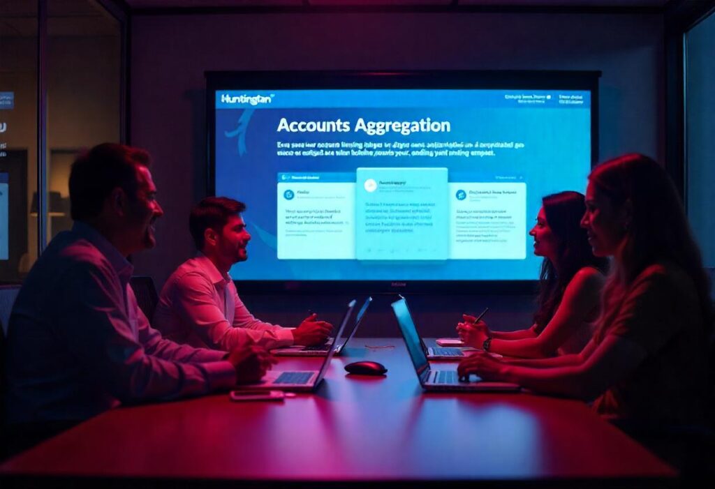 Huntington Online Banking offers Account Aggregation