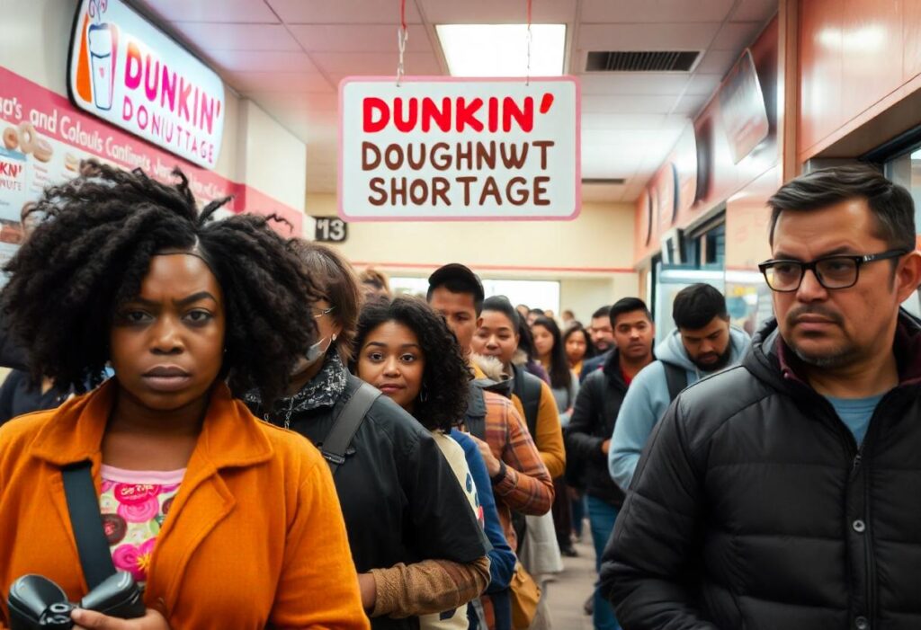 dunkin' doughnut shortage