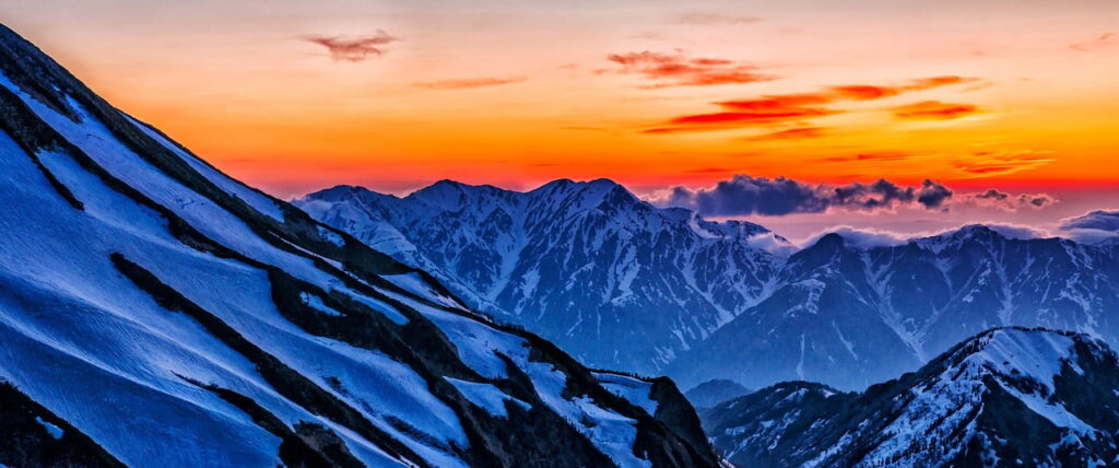 the Japanese Alps